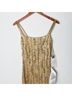 Mac Duggal 100% Polyester Gold Tan Cocktail Dress Size 2 - photo 4