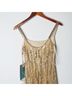 Mac Duggal 100% Polyester Gold Tan Cocktail Dress Size 2 - photo 6