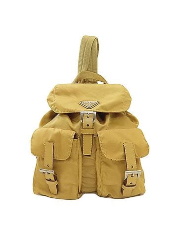 Prada Prada logo hardware backpack/daypack bag, nylon material, women's. (view 1)