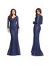 Mac Duggal Blue Cocktail Dress Size 20 - photo 1