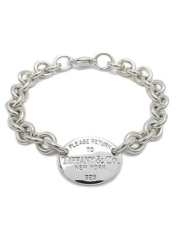 Tiffany & Co. TIFFANY&Co. Tiffany & Co. Return to Oval Tag Bracelet SV925 Women's 295617 (view 2)