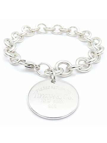 Tiffany & Co. TIFFANY&Co. Tiffany & Co. Return to Round Tag Bracelet SV925 Women's 295618 (view 1)