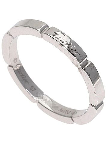 Cartier Cartier Lanieres #57 Ring, 18K White Gold, Women's (view 1)