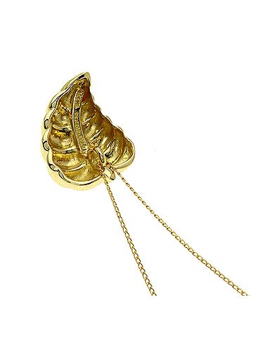 Tiffany & Co. Tiffany & Co. Leaf Necklace, 18K Yellow Gold, Women's. (view 2)