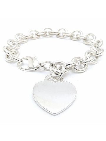 Tiffany & Co. TIFFANY&Co. Tiffany Heart Tag Bracelet SV925 Women's 295621 (view 2)
