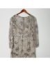 Mac Duggal 100% Polyester Floral Gray Ivory Cocktail Dress Size 18 - photo 3
