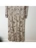 Mac Duggal 100% Polyester Floral Gray Ivory Cocktail Dress Size 18 - photo 6