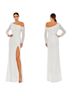 Mac Duggal 100% Polyester White Cocktail Dress Size 2 - photo 1