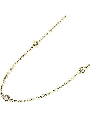Tiffany & Co. Tiffany & Co. By the Yard 3-Piece Diamond Necklace, 18K Yellow Gold, Women's. (view 1)