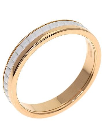 Boucheron Boucheron Quatre White Half Ring #57, 18K Pink Gold, Women's (view 2)