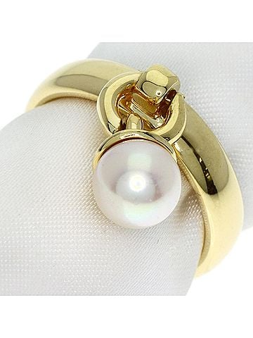 Tiffany & Co. Tiffany & Co. Door Knock Pearl Ring, 18K Yellow Gold, Women's. (view 1)
