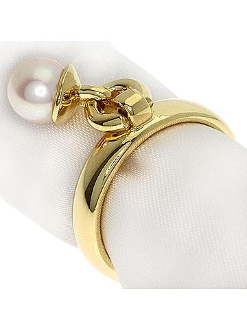 Tiffany & Co. Tiffany & Co. Door Knock Pearl Ring, 18K Yellow Gold, Women's. (view 2)