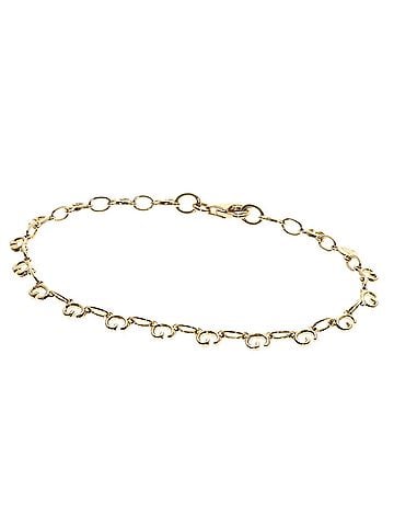 Gucci Gucci G-logo bracelet, 18K yellow gold, women's. (view 1)