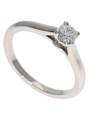 Cartier Cartier Solitaire Diamond E-VVS2-EX #49 Ring, Platinum PT950, Women's (CARTIER) (view 1)
