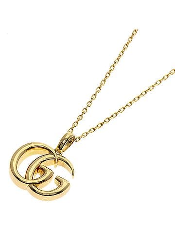 Gucci Gucci GG Running Long Necklace, 18K Yellow Gold, Women's (view 1)