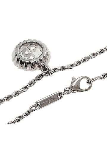Chopard Chopard Happy Diamonds Necklace, 18K White Gold, Women's (view 2)