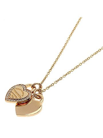 Tiffany & Co. Tiffany & Co. Return to Collection Diamond Necklace, 18K Pink Gold, Women's. (view 1)