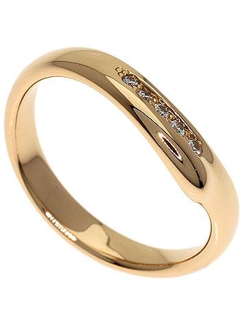 Tiffany & Co. Tiffany & Co. Open Heart Band Diamond Ring, 18K Pink Gold, Women's. (view 1)