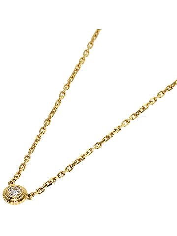 Cartier Cartier Damour Mini Diamond Necklace, 18K Yellow Gold, Women's (CARTIER) (view 1)