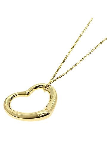 Tiffany & Co. Tiffany & Co. Open Heart Necklace, 18K Yellow Gold, Women's. (view 1)