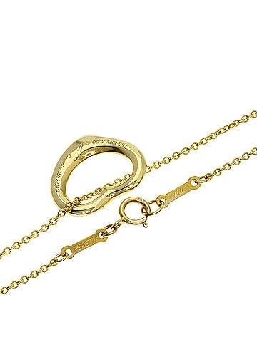 Tiffany & Co. Tiffany & Co. Open Heart Necklace, 18K Yellow Gold, Women's. (view 2)