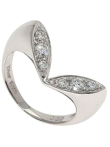Christian Dior Christian Dior Dior Diamond Ring, Platinum PT950, Women's (view 1)