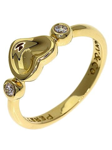 Tiffany & Co. Tiffany & Co. Closed Heart 2-Piece Diamond Ring, 18K Yellow Gold, Women's. (view 2)