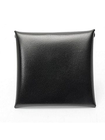 Hermès Hermes Bastia Coin Case, Box Calf Leather, Black (view 2)