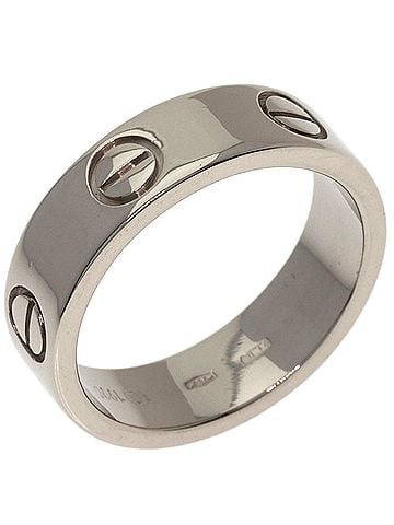 Cartier Cartier Love Ring #53, 18K White Gold, Women's (view 2)