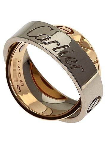 Cartier Cartier Secret Love #49 Ring, 18K White Gold/18KPG, Women's. (view 1)
