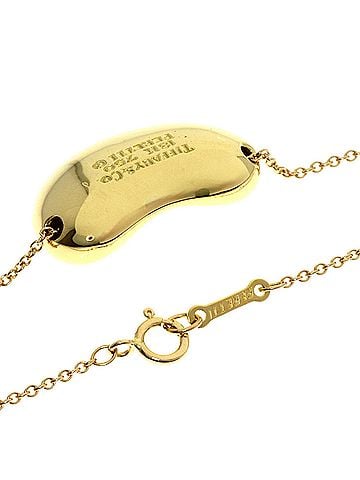 Tiffany & Co. Tiffany Bean Necklace, 18K Yellow Gold, Women's. (TIFFANY&Co.) (view 2)