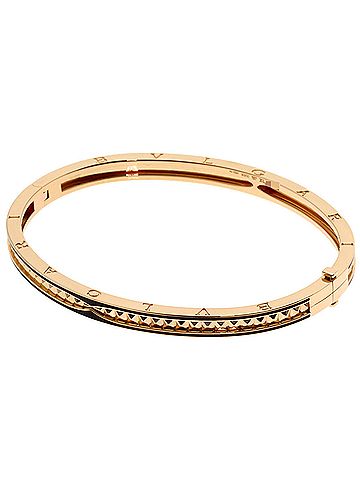 Bvlgari Bulgari B-zero1 Rock Spiral XL Bracelet, 18K Pink Gold, Women's (BVLGARI) (view 1)