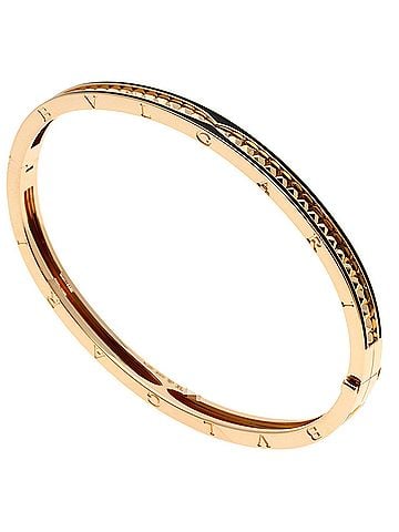 Bvlgari Bulgari B-zero1 Rock Spiral XL Bracelet, 18K Pink Gold, Women's (BVLGARI) (view 2)