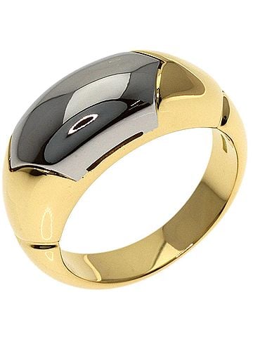 Bvlgari BVLGARI Certauura Ring, 18K Yellow Gold/18KWG, Women's (view 2)