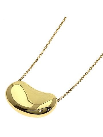 Tiffany & Co. Tiffany Bean Necklace, 18K Yellow Gold, Women's - TIFFANY&Co. (view 1)