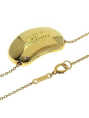Tiffany & Co. Tiffany Bean Necklace, 18K Yellow Gold, Women's - TIFFANY&Co. (view 2)
