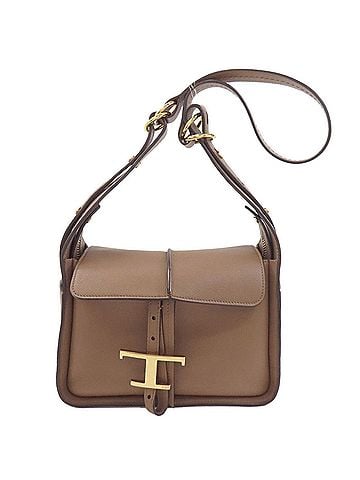 Tod's Tod's T-Timeless Flap Shoulder Bag, Calfskin, Women's (view 1)
