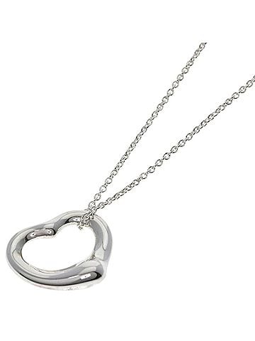 Tiffany & Co. Tiffany & Co. Open Heart Necklace, Silver, Women's (view 1)