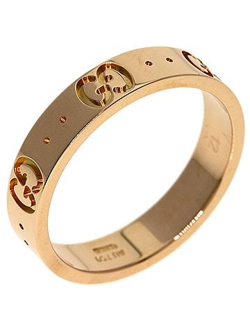 Gucci Gucci Icon #12 Ring, 18K Pink Gold, Women's (GUCCI) (view 2)