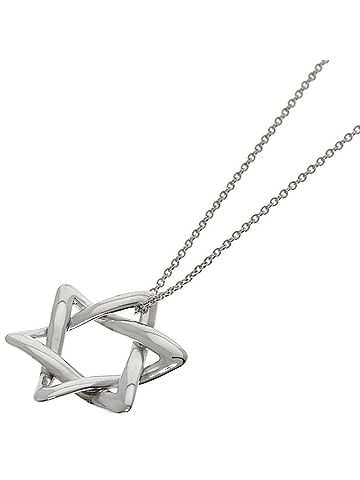 Tiffany & Co. Tiffany & Co. Star of David Necklace, Silver, Women's (view 1)