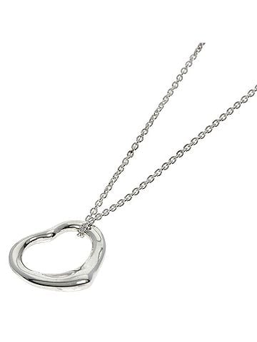 Tiffany & Co. Tiffany & Co. Open Heart Necklace, Silver, Women's (view 1)