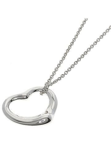 Tiffany & Co. Tiffany & Co. Open Heart Necklace, Silver, Women's (view 1)