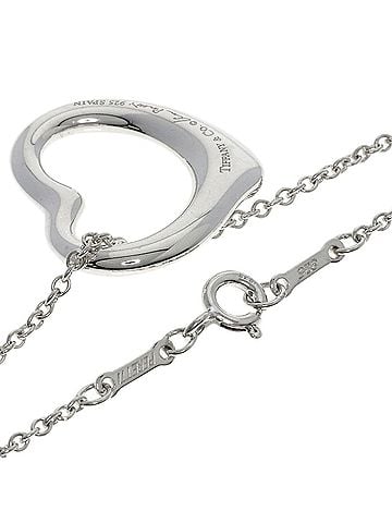 Tiffany & Co. Tiffany & Co. Open Heart Necklace, Silver, Women's (view 2)