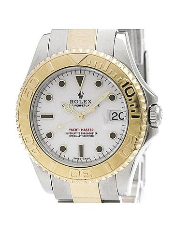 Rolex ROLEX Yacht-Master A Serial 18K Yellow Gold Steel Automatic Unisex Watch168623 (view 1)