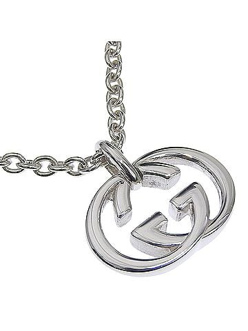 Gucci Gucci Interlocking G Necklace, Sterling Silver 925, Approx. 26.4g, Unisex (view 1)