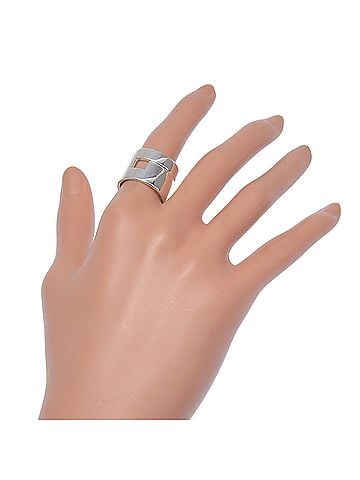 Gucci Gucci Old Ring, Branded, Sterling Silver 925, Approx. 14.6g, Men's (view 2)
