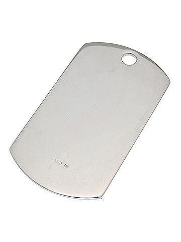 Gucci Gucci tag pendant top, sterling silver (925), approximately 19.4g, unisex. (view 2)