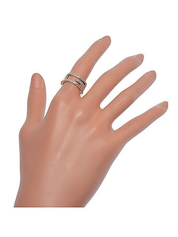 Gucci Gucci Branded G Ring, Sterling Silver 925, Approx. 7.5g, Unisex. (view 2)