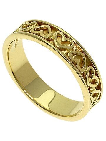 Tiffany & Co. Tiffany & Co. Cutout Heart Ring, 18K Yellow Gold, Women's. (view 1)