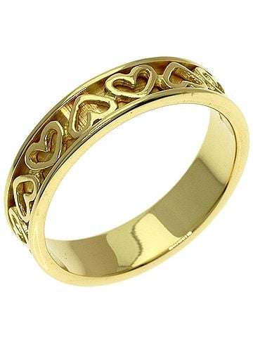 Tiffany & Co. Tiffany & Co. Cutout Heart Ring, 18K Yellow Gold, Women's. (view 2)